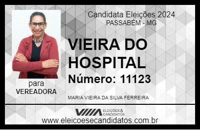 Candidato VIEIRA DO HOSPITAL 2024 - PASSABÉM - Eleições