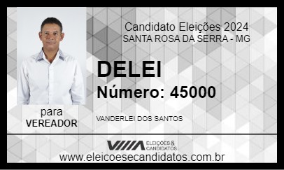 Candidato DELEI 2024 - SANTA ROSA DA SERRA - Eleições