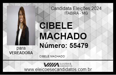 Candidato CIBELE MACHADO 2024 - ITABIRA - Eleições