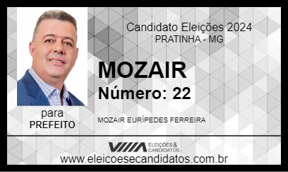 Candidato MOZAIR 2024 - PRATINHA - Eleições