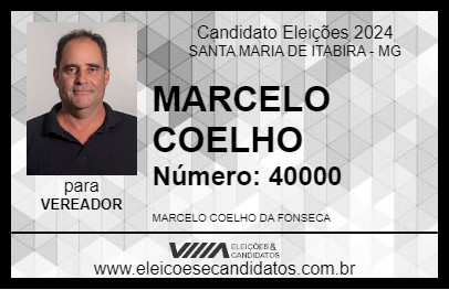 Candidato MARCELO COELHO 2024 - SANTA MARIA DE ITABIRA - Eleições