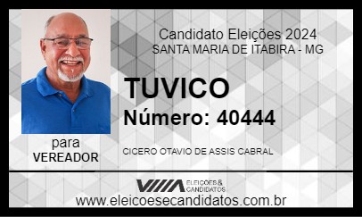 Candidato TUVICO 2024 - SANTA MARIA DE ITABIRA - Eleições