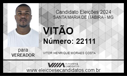 Candidato VITÃO 2024 - SANTA MARIA DE ITABIRA - Eleições