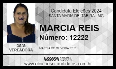 Candidato MARCIA REIS 2024 - SANTA MARIA DE ITABIRA - Eleições