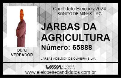 Candidato JARBAS DA AGRICULTURA 2024 - BONITO DE MINAS - Eleições