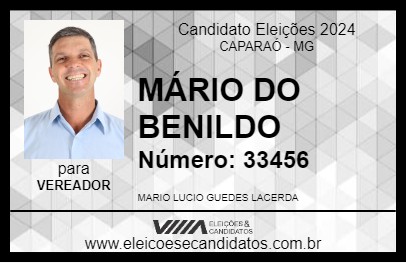 Candidato MÁRIO DO BENILDO 2024 - CAPARAÓ - Eleições