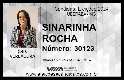 Candidato SINARINHA ROCHA 2024 - UBERABA - Eleições