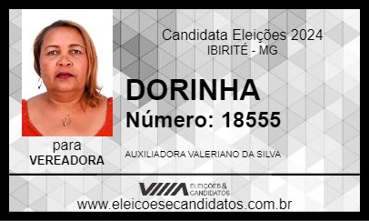 Candidato DORINHA 2024 - IBIRITÉ - Eleições