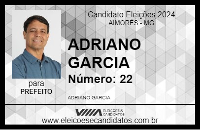 Candidato ADRIANO GARCIA 2024 - AIMORÉS - Eleições