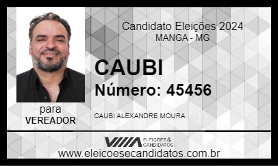 Candidato CAUBI 2024 - MANGA - Eleições