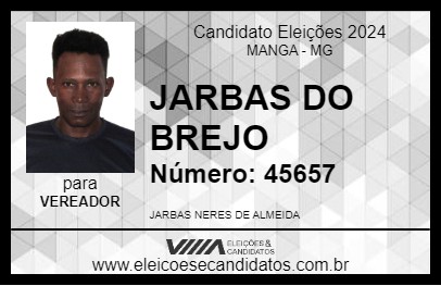 Candidato JARBAS DO BREJO 2024 - MANGA - Eleições