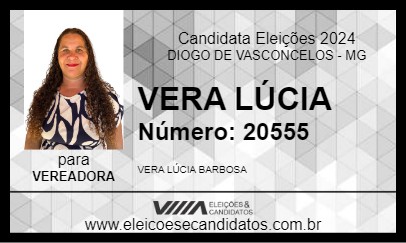 Candidato VERA LÚCIA 2024 - DIOGO DE VASCONCELOS - Eleições