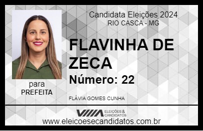 Candidato FLAVINHA DE ZECA 2024 - RIO CASCA - Eleições