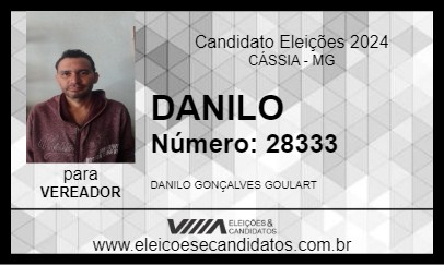 Candidato DANILO 2024 - CÁSSIA - Eleições