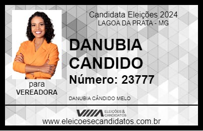 Candidato DANUBIA CANDIDO 2024 - LAGOA DA PRATA - Eleições