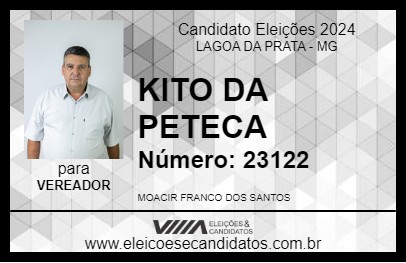 Candidato KITO DA PETECA 2024 - LAGOA DA PRATA - Eleições