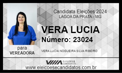 Candidato VERA LUCIA 2024 - LAGOA DA PRATA - Eleições