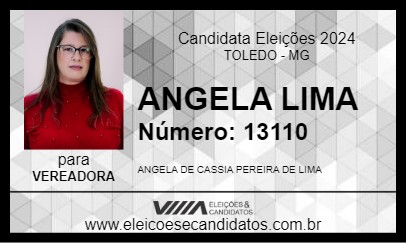 Candidato ANGELA LIMA 2024 - TOLEDO - Eleições