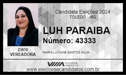 Candidato LUH PARAIBA 2024 - TOLEDO - Eleições