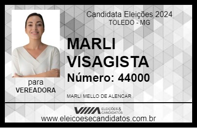 Candidato MARLI VISAGISTA 2024 - TOLEDO - Eleições