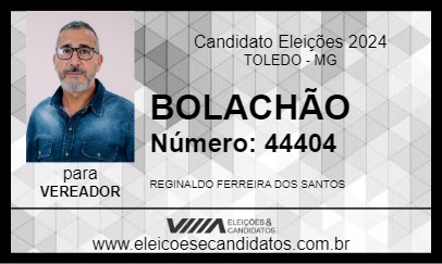 Candidato BOLACHÃO 2024 - TOLEDO - Eleições