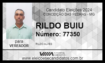 Candidato RILDO BUIU 2024 - CONCEIÇÃO DAS PEDRAS - Eleições