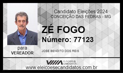 Candidato ZÉ FOGO 2024 - CONCEIÇÃO DAS PEDRAS - Eleições