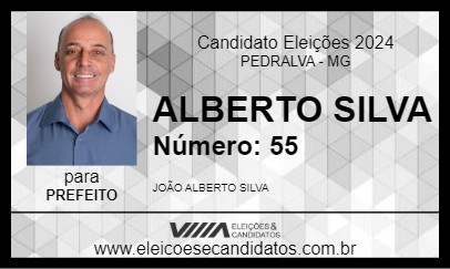 Candidato ALBERTO SILVA 2024 - PEDRALVA - Eleições