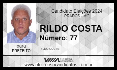 Candidato RILDO COSTA 2024 - PRADOS - Eleições