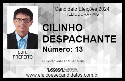 Candidato CILINHO DESPACHANTE 2024 - HELIODORA - Eleições