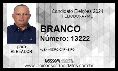 Candidato BRANCO 2024 - HELIODORA - Eleições