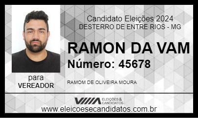 Candidato RAMON DA VAM 2024 - DESTERRO DE ENTRE RIOS - Eleições