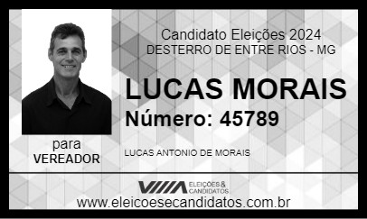 Candidato LUCAS MORAIS 2024 - DESTERRO DE ENTRE RIOS - Eleições