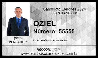 Candidato OZIEL 2024 - VESPASIANO - Eleições