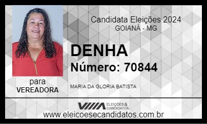 Candidato DENHA 2024 - GOIANÁ - Eleições