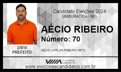 Candidato AÉCIO RIBEIRO 2024 - UMBURATIBA - Eleições