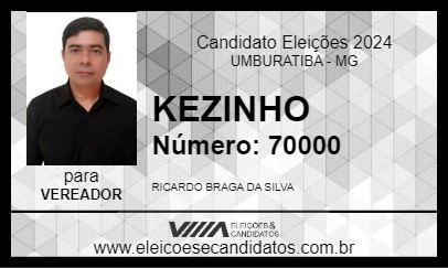 Candidato KEZINHO 2024 - UMBURATIBA - Eleições