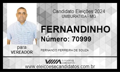 Candidato FERNANDINHO 2024 - UMBURATIBA - Eleições