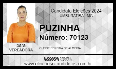 Candidato PUZINHA 2024 - UMBURATIBA - Eleições