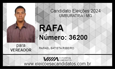 Candidato RAFA 2024 - UMBURATIBA - Eleições