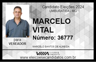 Candidato MARCELO VITAL 2024 - UMBURATIBA - Eleições