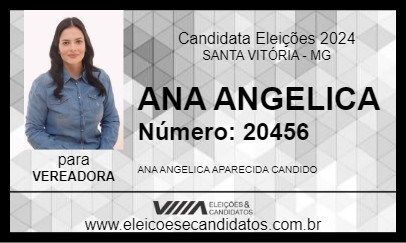 Candidato ANA ANGELICA 2024 - SANTA VITÓRIA - Eleições