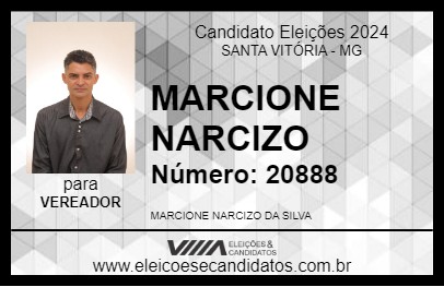 Candidato MARCIONE NARCIZO 2024 - SANTA VITÓRIA - Eleições