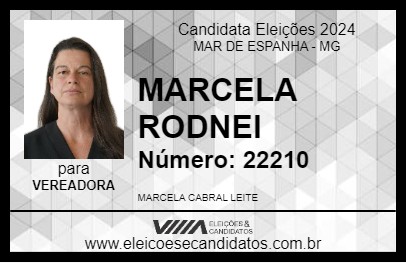 Candidato MARCELA RODNEI 2024 - MAR DE ESPANHA - Eleições