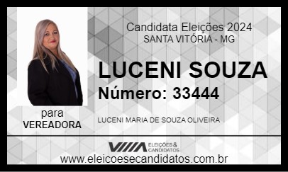 Candidato LUCENI SOUZA 2024 - SANTA VITÓRIA - Eleições