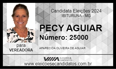 Candidato PECY AGUIAR 2024 - IBITURUNA - Eleições