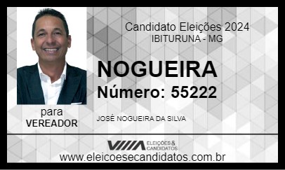 Candidato NOGUEIRA 2024 - IBITURUNA - Eleições