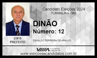 Candidato DINÃO 2024 - TURMALINA - Eleições