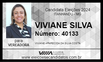 Candidato VIVIANE SILVA 2024 - ITANHANDU - Eleições