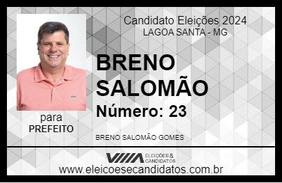 Candidato BRENO SALOMÃO 2024 - LAGOA SANTA - Eleições